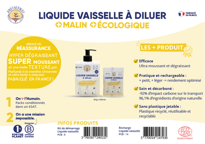 Kit démarrage liquide vaisselle à diluer - 3