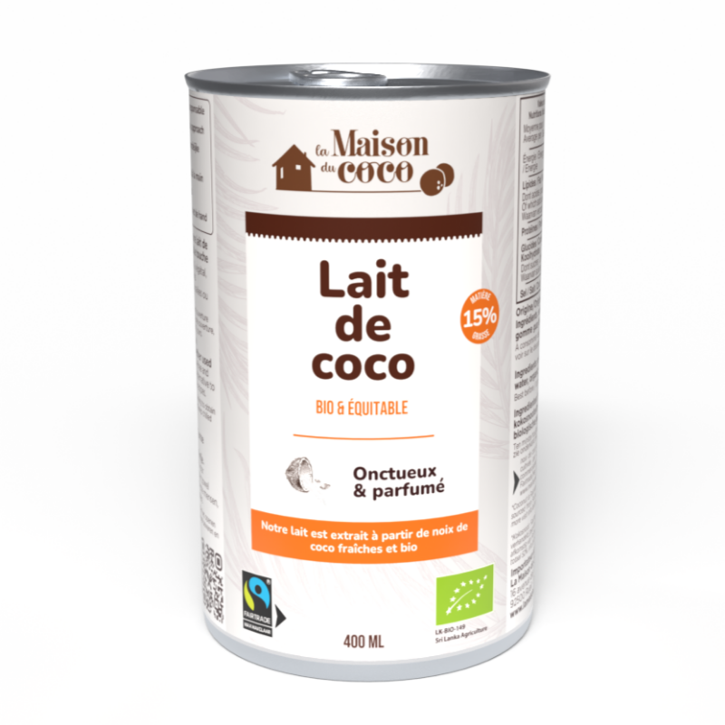 Lait de coco 15% mg bio (équitable) - 1