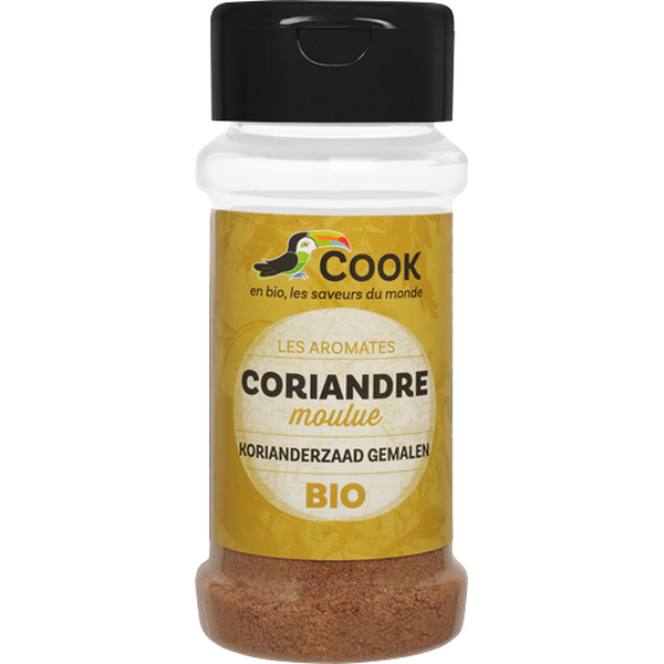 Cook épices -- Coriandre en poudre bio (origine France) - 30 g